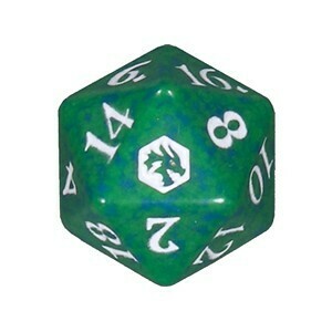 Aventuras en Forgotten Realms: Dado D20 (Verde)