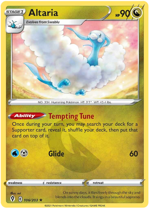 Altaria Card Front