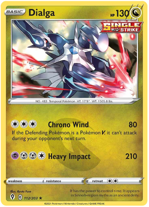 Dialga Card Front