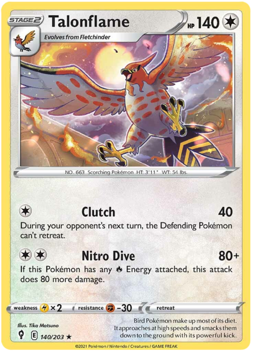 Talonflame Card Front