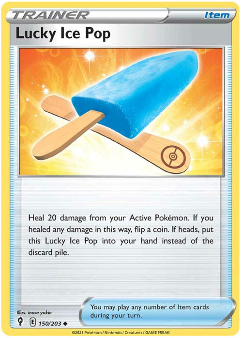 Lucky Ice Pop Card Front