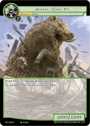 Agrade, Giant Pig