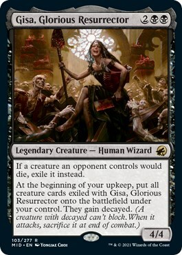 Gisa, Glorious Resurrector Card Front