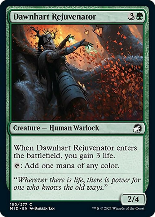 Dawnhart Rejuvenator Card Front