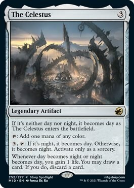 The Celestus Card Front