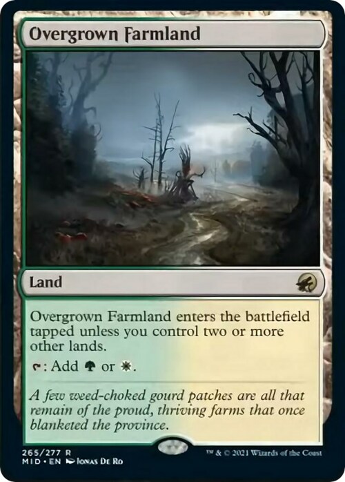 Overgrown Farmland Card Front