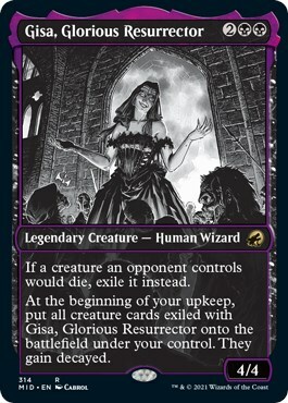 Gisa, Glorious Resurrector Card Front