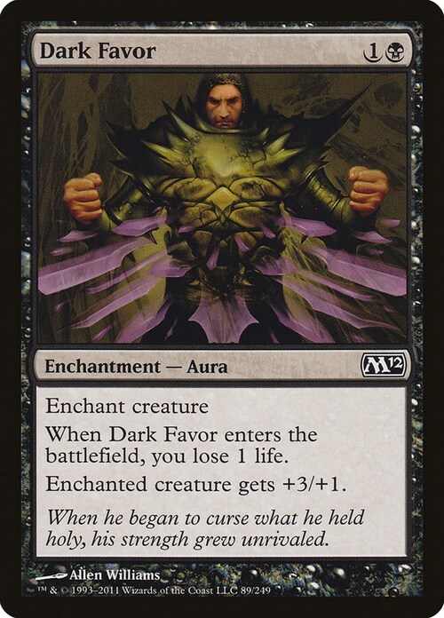 Dark Favor Card Front