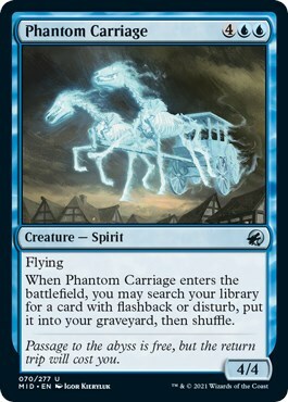 Phantom Carriage Card Front