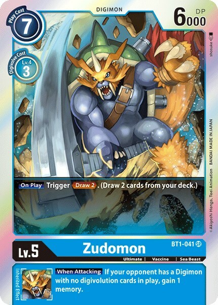 Zudomon Card Front