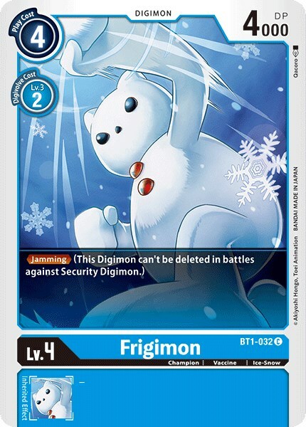 Frigimon Card Front