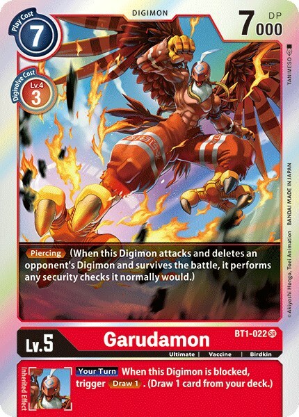 Garudamon Card Front