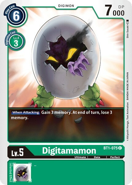 Digitamamon Card Front