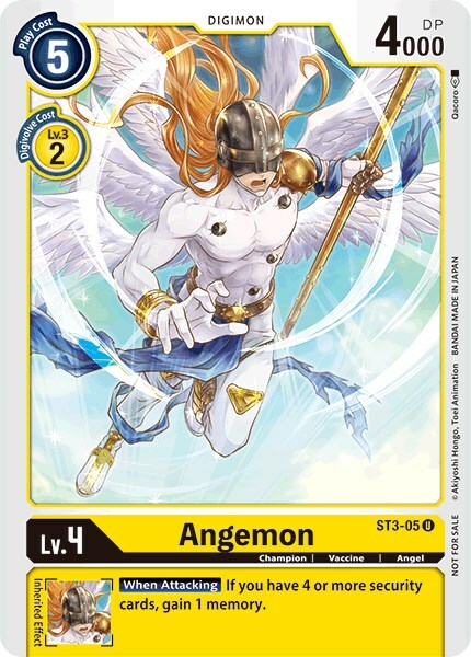 Angemon Card Front