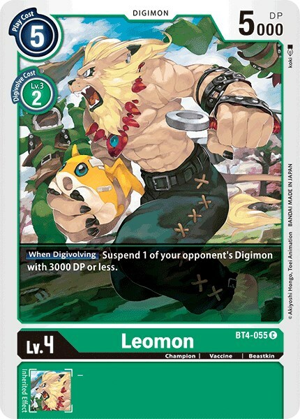 Leomon Card Front