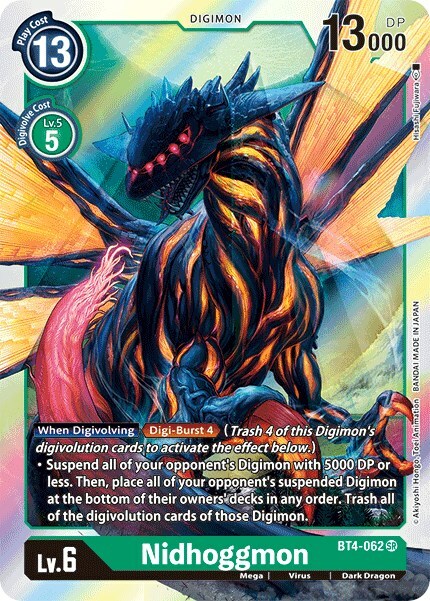 Nidhoggmon Card Front