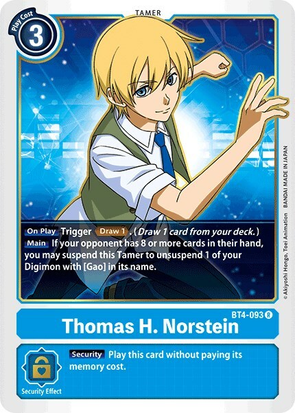 Thomas H. Norstein Card Front