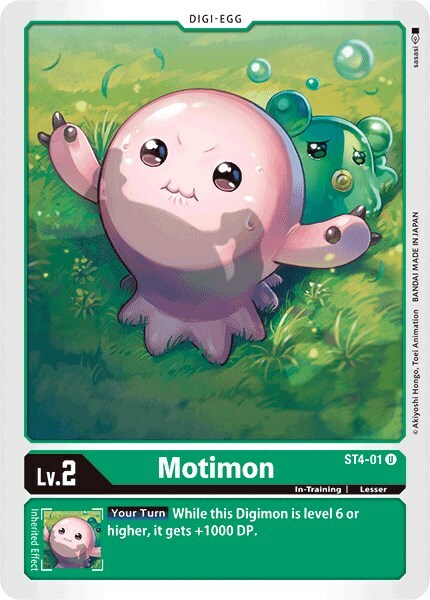 Motimon Card Front