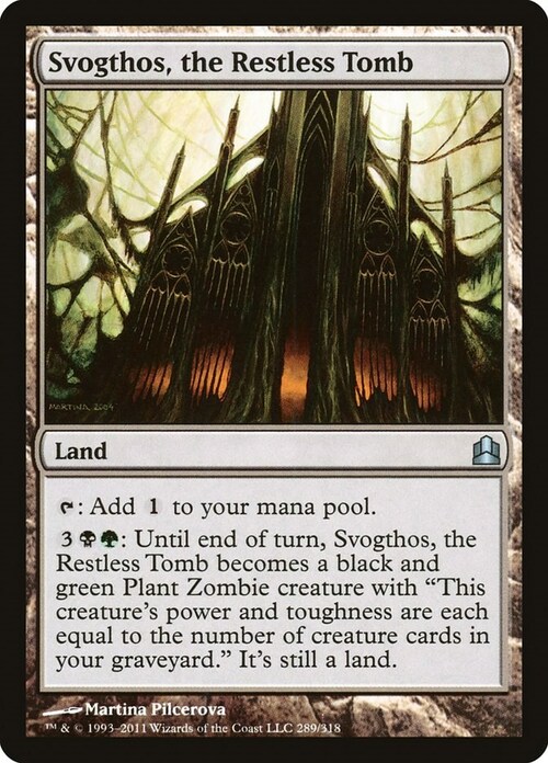 Svogthos, the Restless Tomb Card Front