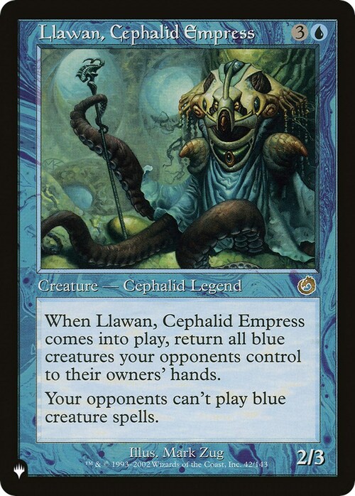 Llawan, Cephalid Empress Card Front