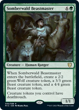 Somberwald Beastmaster Card Front