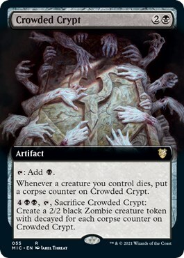 Crowded Crypt Card Front