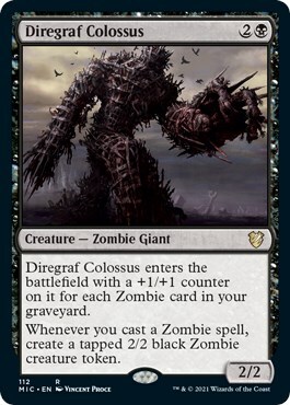 Diregraf Colossus Card Front