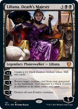 Liliana, Death's Majesty Card Front