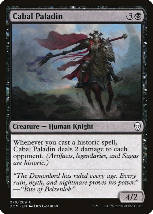 Cabal Paladin Card Front