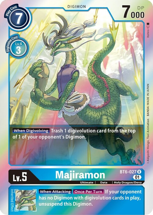 Majiramon Card Front