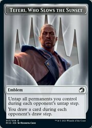 Teferi, Who Slows the Sunset Emblem