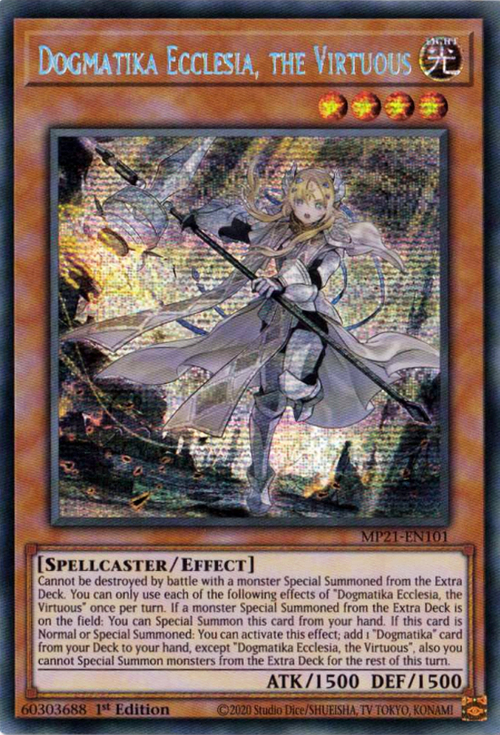 Dogmatika Ecclesia, the Virtuous Card Front