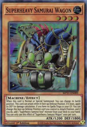 Superheavy Samurai Wagon Card Front