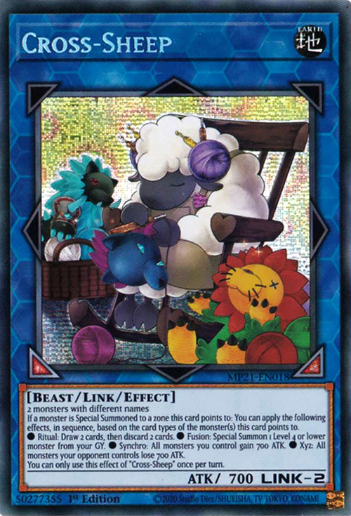 Cross-Sheep Card Front