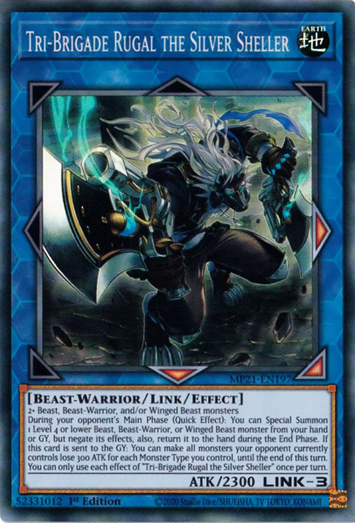 Tri-Brigade Rugal the Silver Sheller Card Front