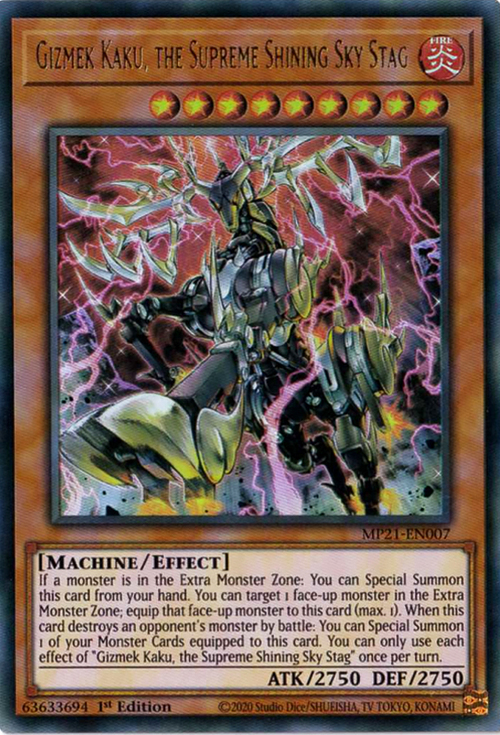 Gizmek Kaku, the Supreme Shining Sky Stag Card Front