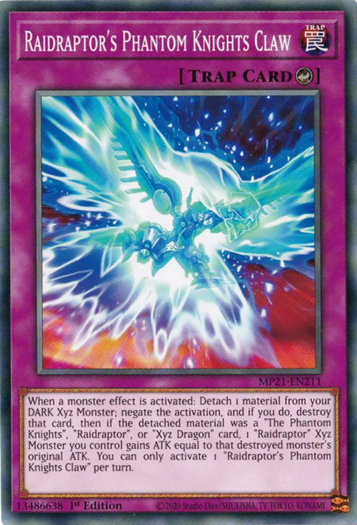 Raidraptor's Phantom Knights Claw Card Front