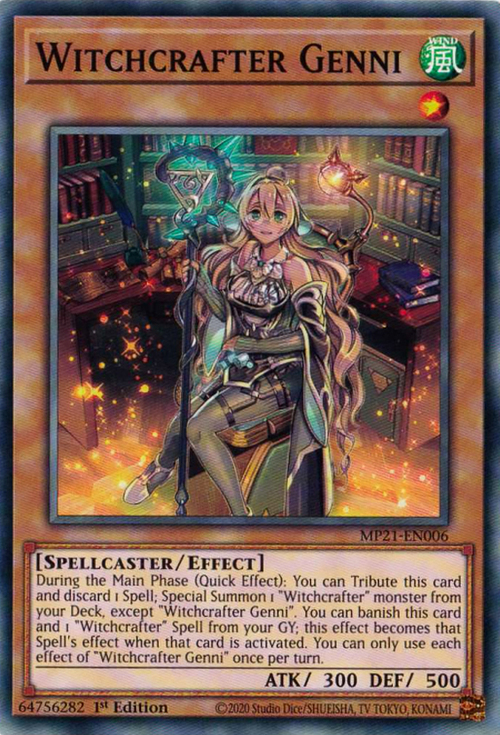 Witchcrafter Genni Card Front