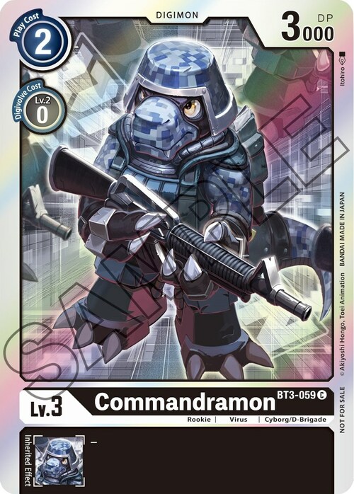 Commandramon Card Front