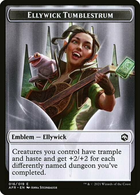 Ellywick Tumblestrum Emblem // Spider Card Front