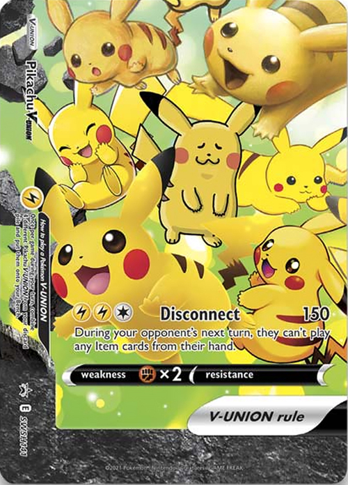 Pikachu V-UNION Card Front