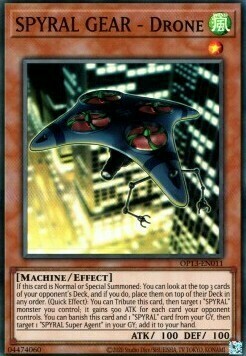 SPYRAL GEAR - Drone Card Front