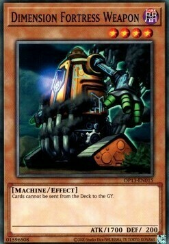 Dimension Fortress Weapon Card Front