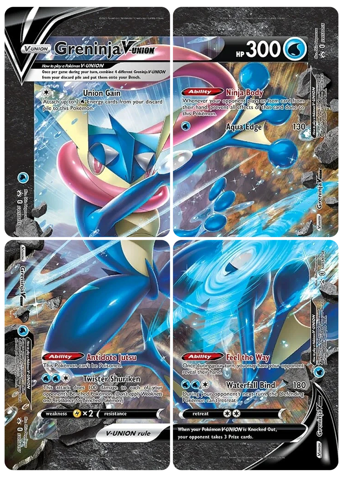 Greninja V-UNION Set