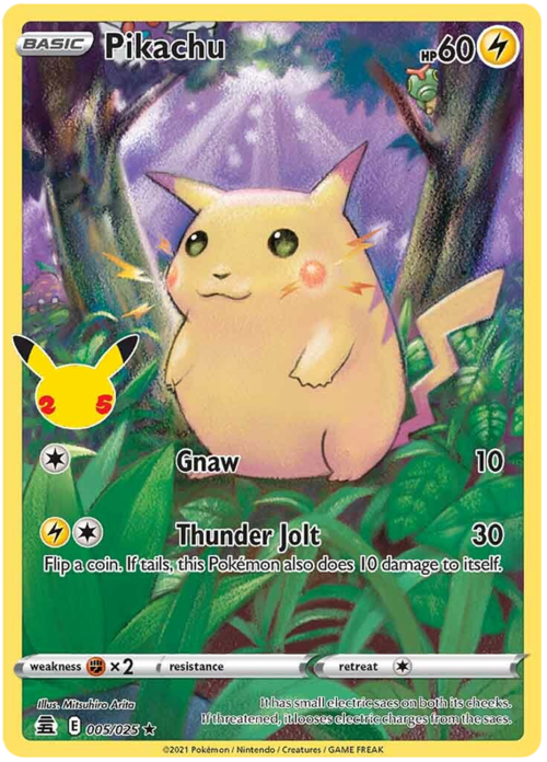 Pikachu Card Front