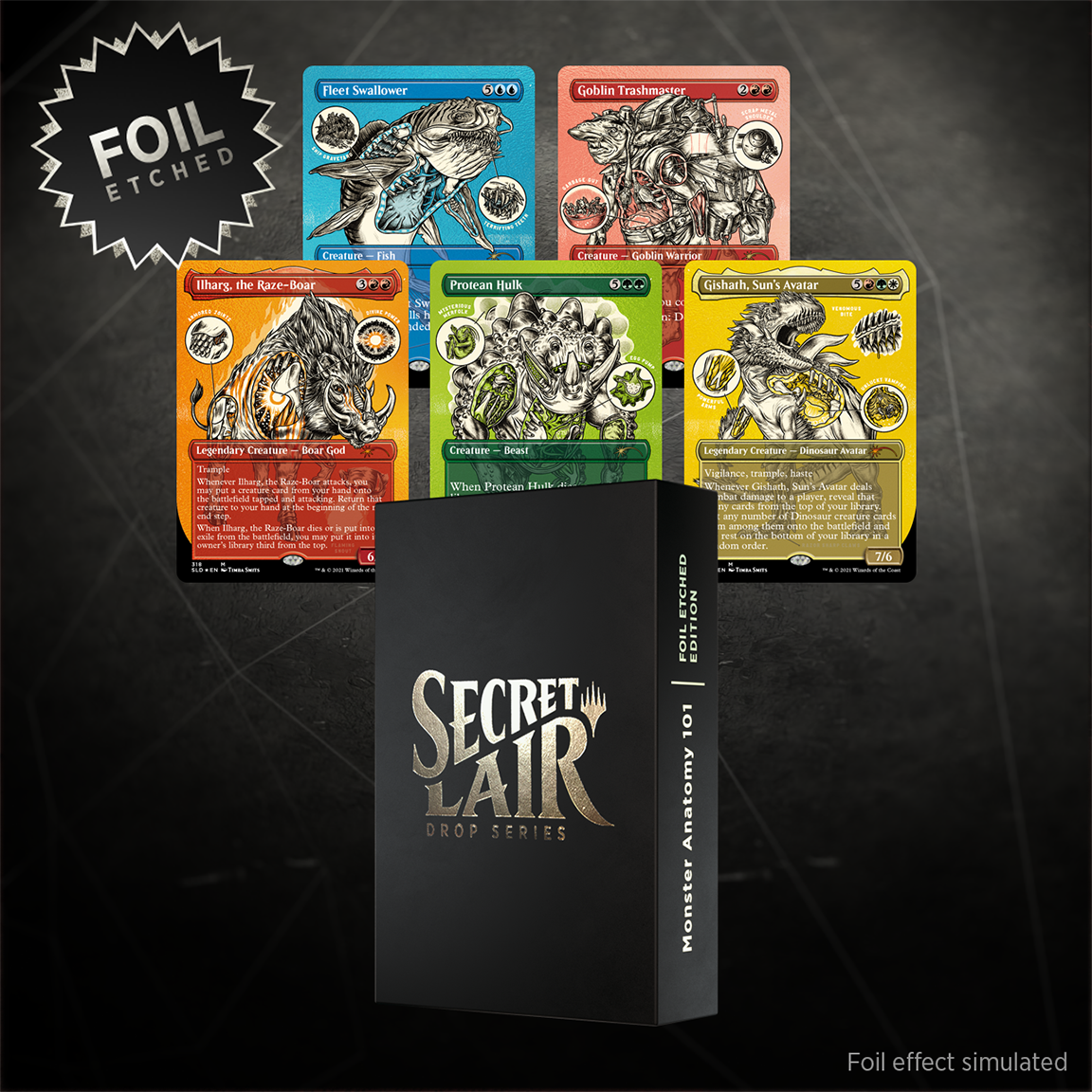 Secret Lair Drop Series: October Superdrop 2021: Monster Anatomy 101