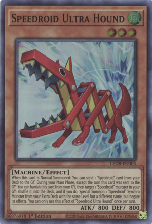 Speedroid Ultra Hound Card Front