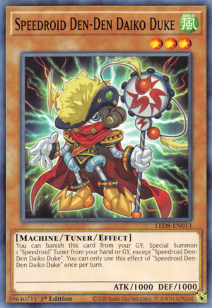 Speedroid Den-Den Daiko Duke Card Front