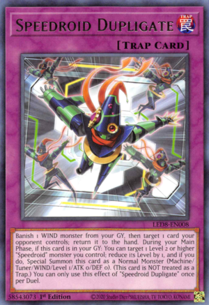 Speedroid Dupligate Card Front