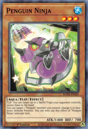 Penguin Ninja Card Front